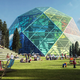 Illustration for article titled This Crazy Geodesic Dome Is Actually a Power Plant